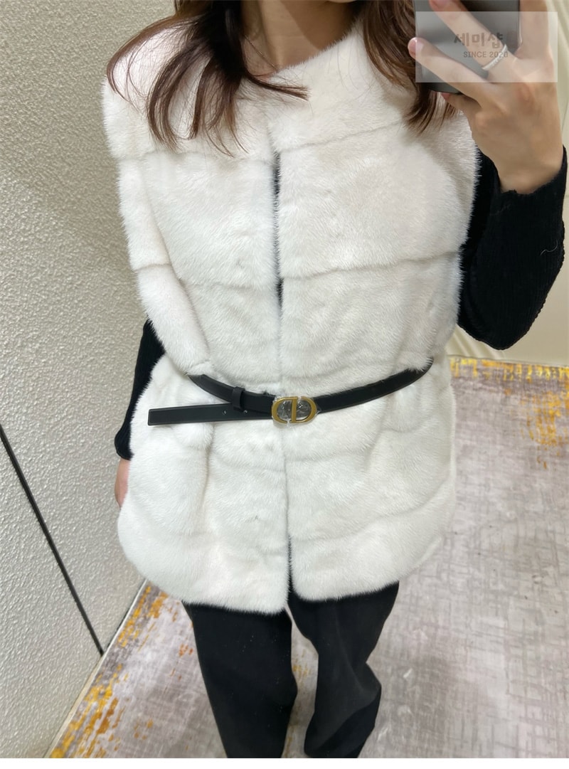 디올 디올 사가 폭스 로얄 밍크 베스트 의류 6번 이미지