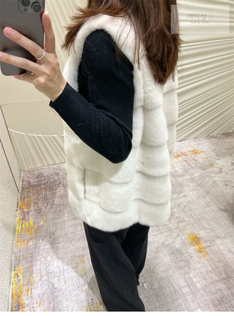 디올 디올 사가 폭스 로얄 밍크 베스트 의류 3번 이미지