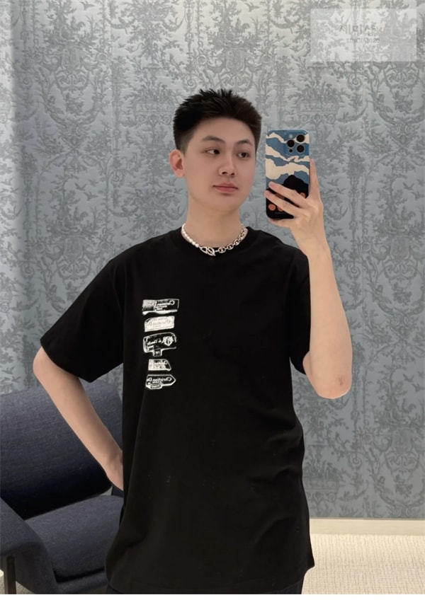 D I O R 디올 아카이브 라벨 반팔 티셔츠 의류 2번 이미지
