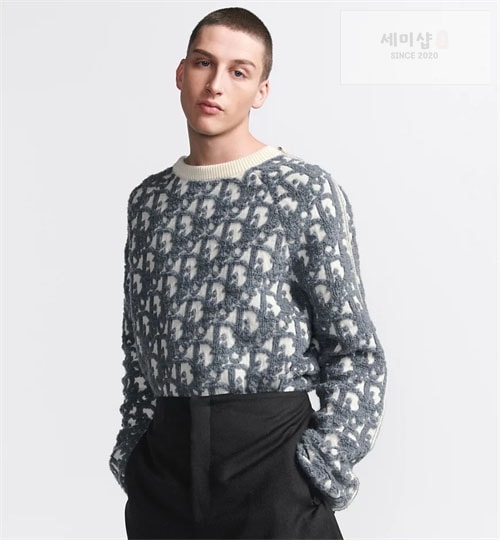 D I O R 디올 오블리크 버진 울 스웨터 2컬러 의류 1번 이미지