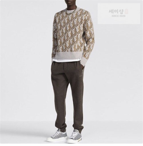 D I O R 디올 오블리크 버진 울 자카드 스웨터 2컬러 의류 1번 이미지