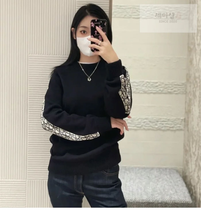 D I O R 디올 오블리크 인서트 니트 스웨터 레플리카 4번 이미지 - 의류 | 세미샵 레플리카 사이트