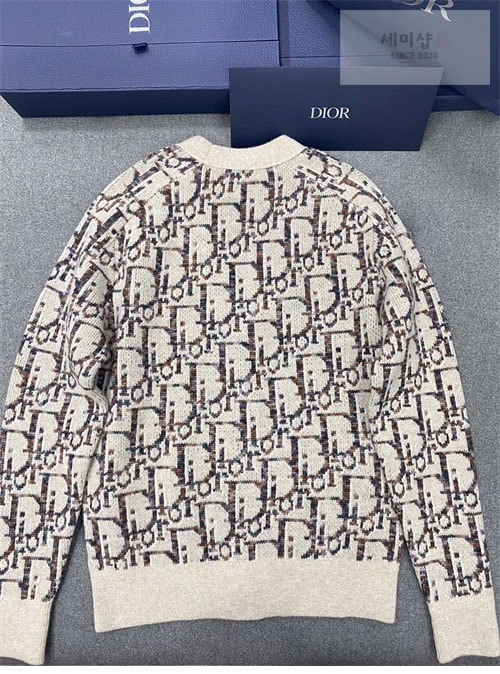 D I O R 디올 오블리크 v넥 가디건 의류 9번 이미지