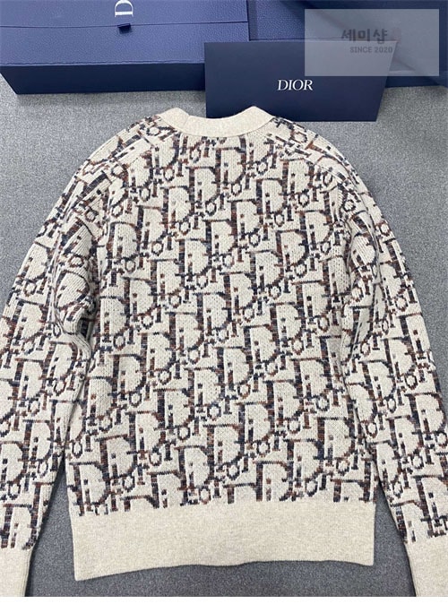 D I O R 디올 오블리크 v넥 가디건 의류 10번 이미지
