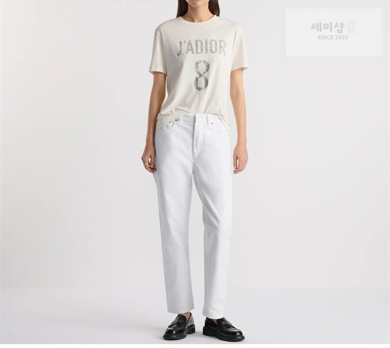 D I O R 디올 자디올 8 코튼 반팔 티셔츠 블랙 의류 19번 이미지