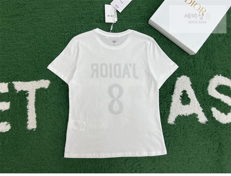 D I O R 디올 자디올 8 코튼 반팔 티셔츠 블랙 의류 17번 이미지