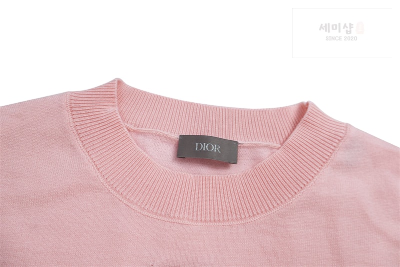 D I O R 디올 파리스 라벨 울 저지 스웨터 블랙 의류 6번 이미지