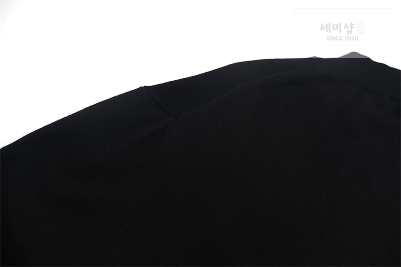 D I O R 디올 파리스 라벨 울 저지 스웨터 블랙 의류 15번 이미지