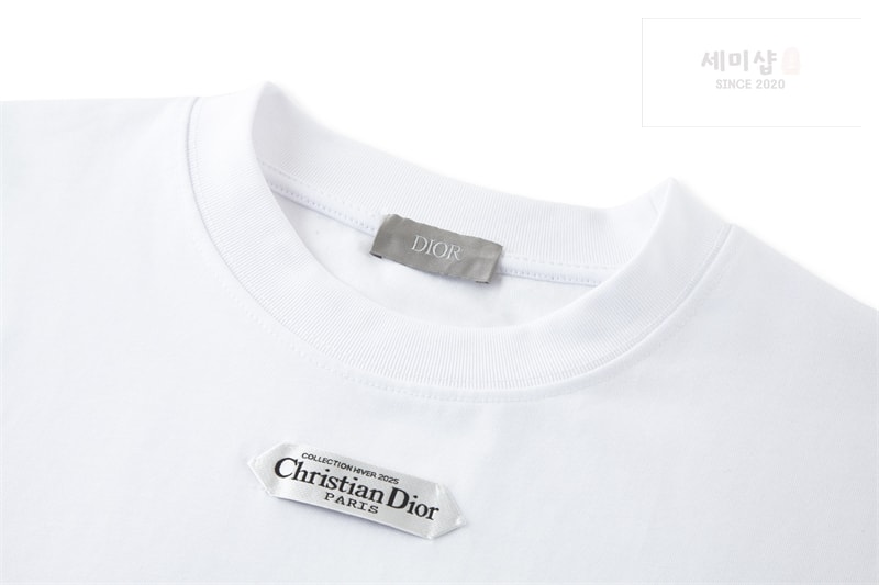 D I O R 디올 파리스 라벨 울 저지 스웨터 블랙 의류 8번 이미지