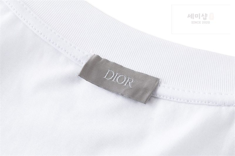 D I O R 디올 파리스 라벨 울 저지 스웨터 블랙 의류 10번 이미지