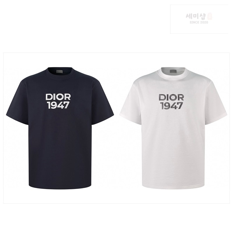 D I O R 디올 1947 시그니처 반팔 티셔츠 의류 20번 이미지