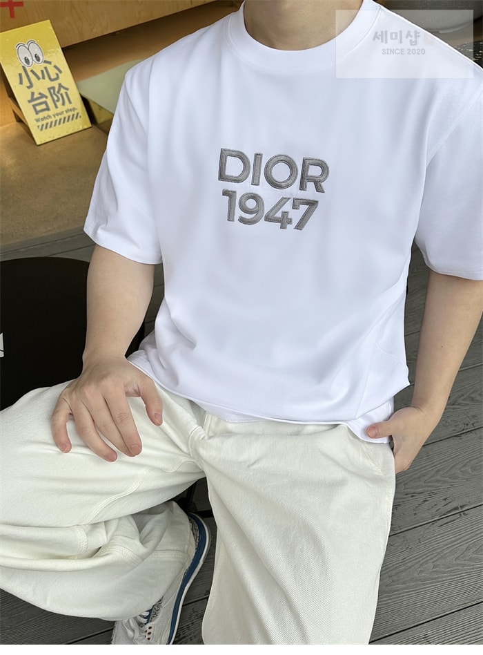 D I O R 디올 1947 시그니처 반팔 티셔츠 의류 22번 이미지