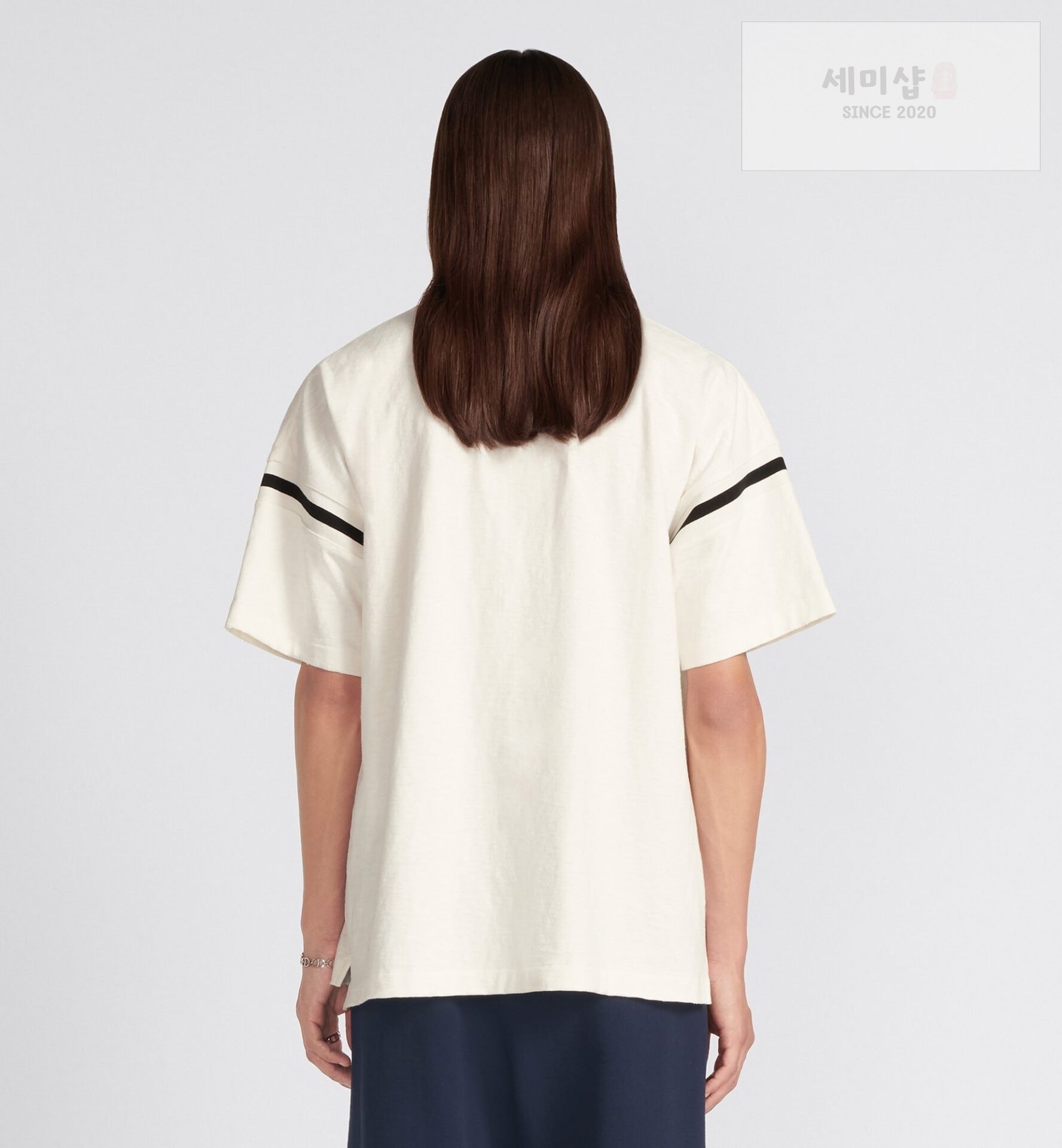 D I O R 디올 24SS 헤리티지 1947시그니처 프린트 오버사이즈 반팔 티셔츠 의류 16번 이미지