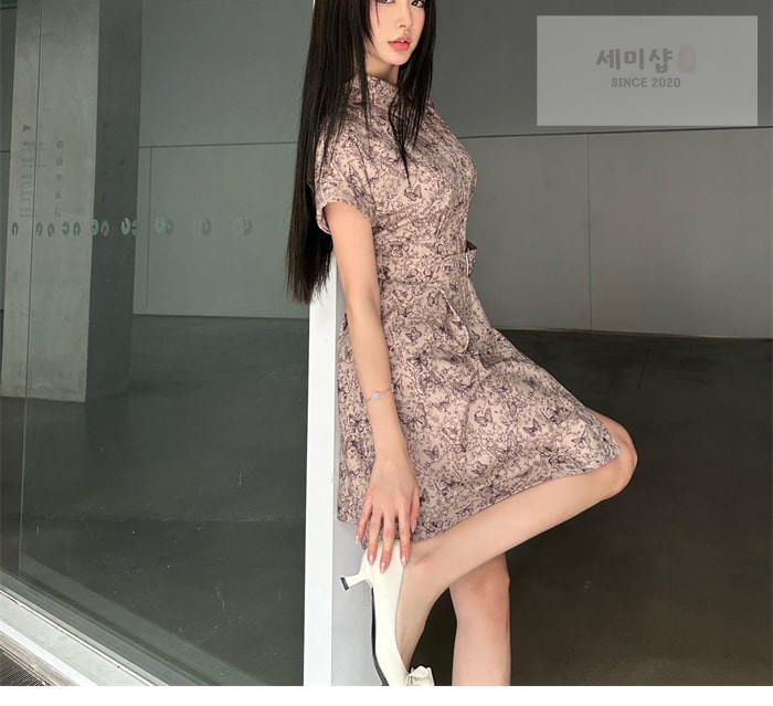 D I O R 디올 25SS 플라워 벨트 원피스 의류 3번 이미지