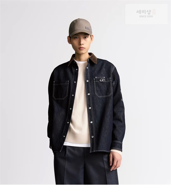 D I O R 디올 Archives Labels 데님 오버셔츠 의류 1번 이미지