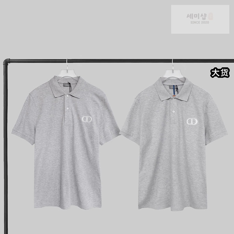 D I O R 디올 CD 아이콘 코튼 피케 폴로 셔츠 의류 18번 이미지