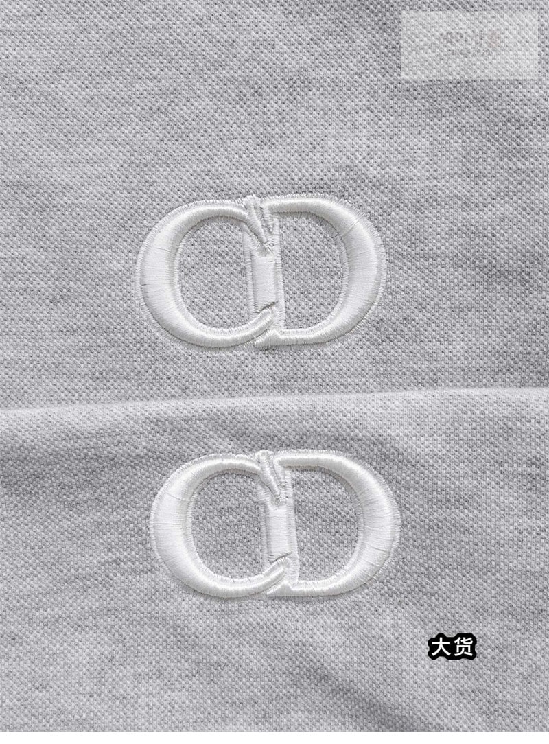 D I O R 디올 CD 아이콘 코튼 피케 폴로 셔츠 의류 9번 이미지