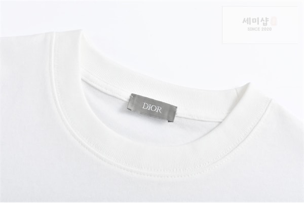 D I O R 디올 Charm 코튼 반팔 티셔츠 의류 8번 이미지