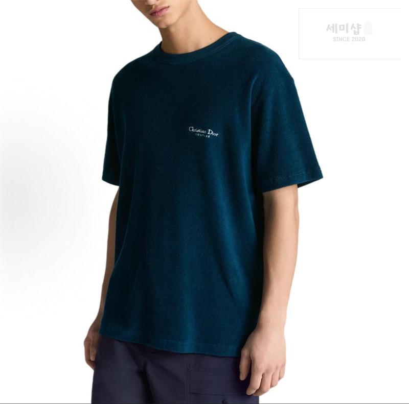 D I O R 디올 Couture 꾸뛰르 반팔 티셔츠 네이비 의류 2번 이미지