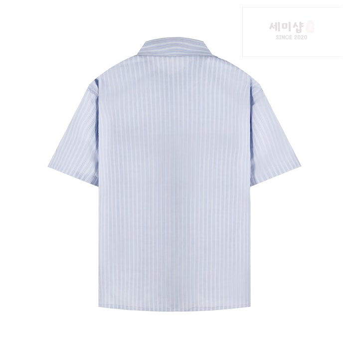 D I O R 디올 Couture 꾸뛰르 은방울꽃 자수 스트라이프 반팔 셔츠 의류 4번 이미지