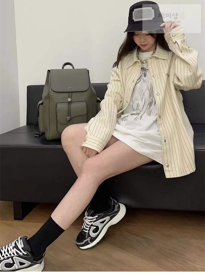 D I O R 디올 Couture 꾸뛰르 핀스트라이프 오버셔츠 의류 21번 이미지