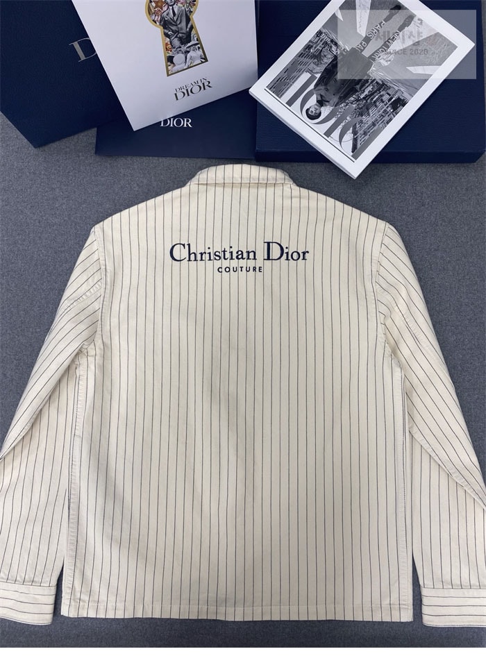 D I O R 디올 Couture 꾸뛰르 핀스트라이프 오버셔츠 의류 19번 이미지