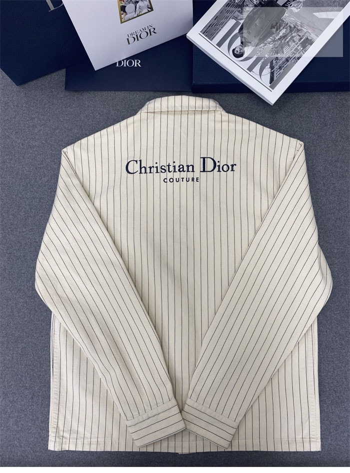 D I O R 디올 Couture 꾸뛰르 핀스트라이프 오버셔츠 의류 7번 이미지