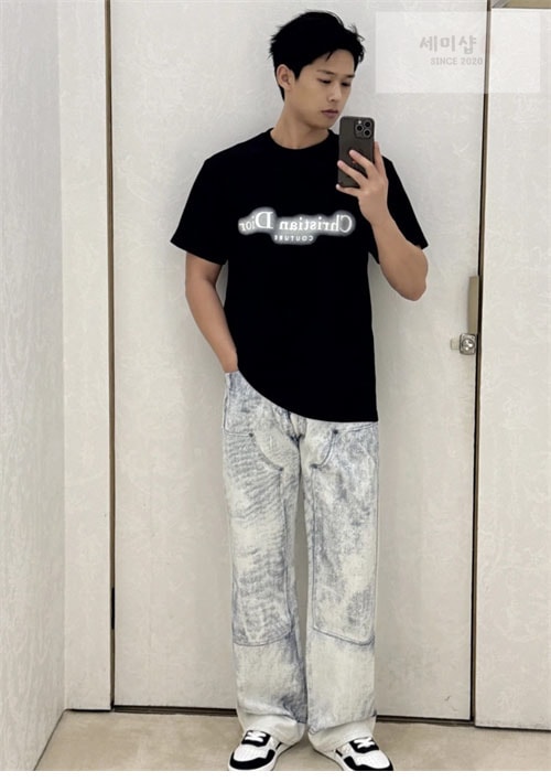 D I O R 디올 Couture 리버서블 반팔 티셔츠 의류 21번 이미지