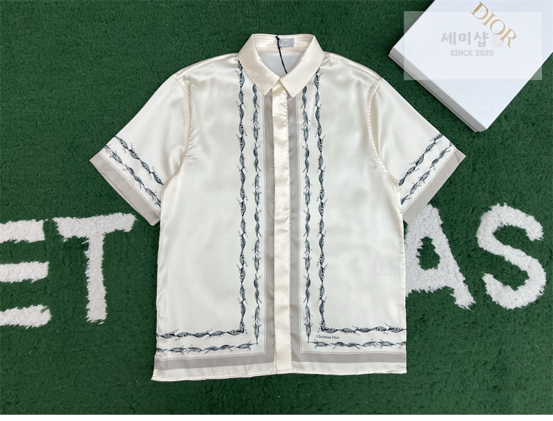 D I O R 디올 Couture 은방울꽃 버뮤다 반팔 셔츠 의류 5번 이미지