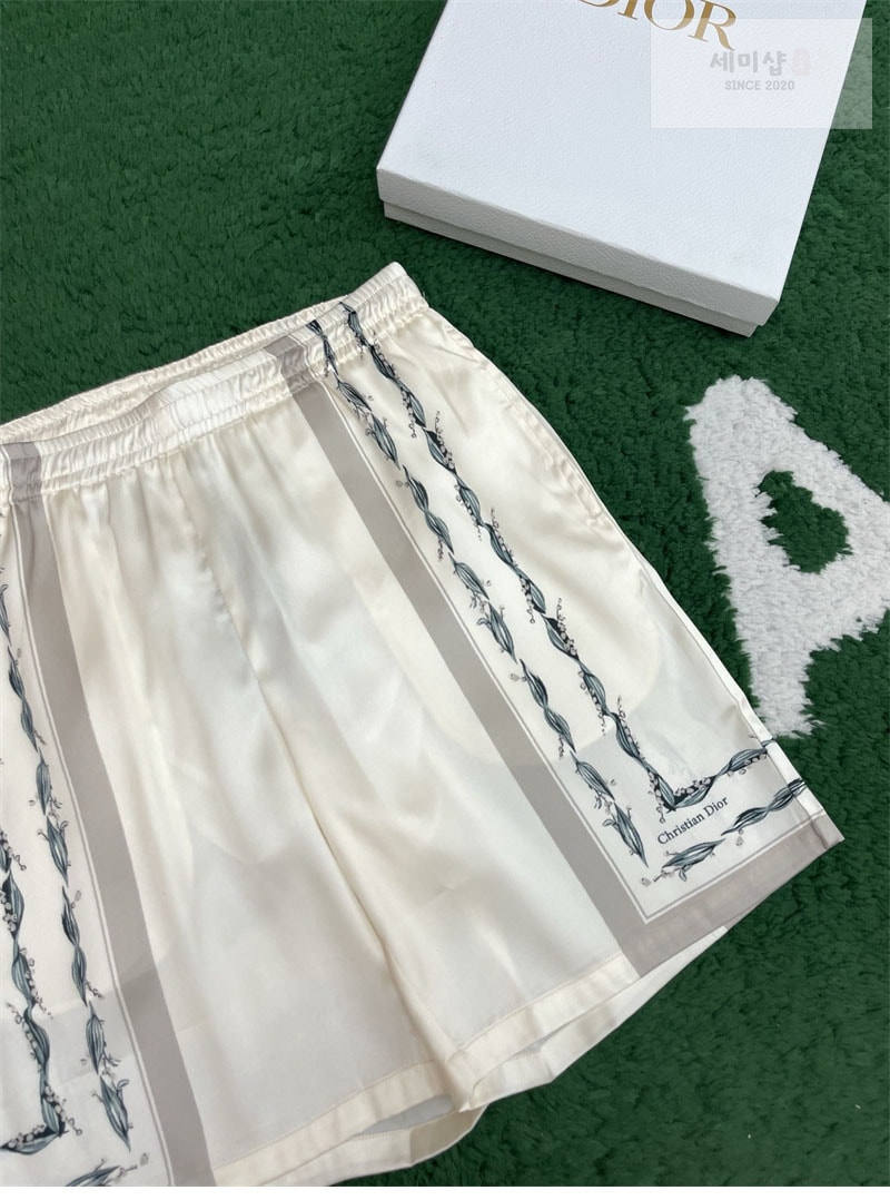D I O R 디올 Couture 은방울꽃 버뮤다 숏 팬츠 의류 6번 이미지