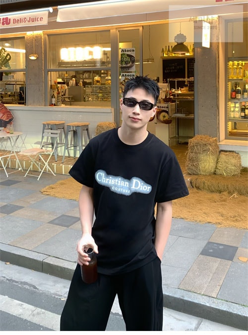 D I O R 디올 Couture 코튼 반팔 티셔츠 의류 3번 이미지