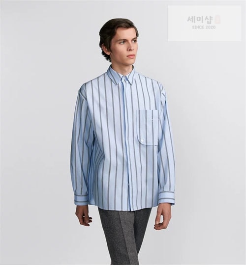 D I O R 디올 Couture 포켓 스트라이프 셔츠 의류 18번 이미지