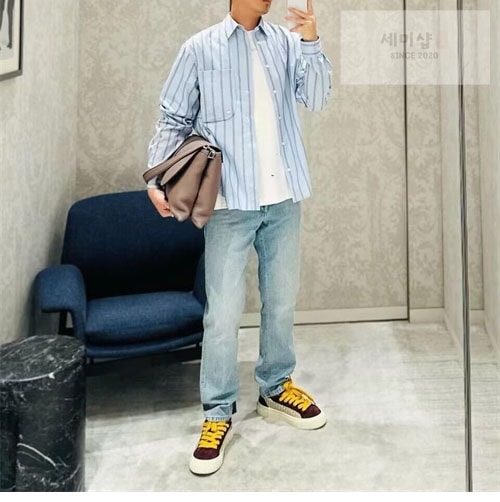 D I O R 디올 Couture 포켓 스트라이프 셔츠 의류 11번 이미지