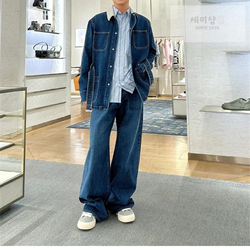 D I O R 디올 Couture 포켓 스트라이프 셔츠 의류 14번 이미지