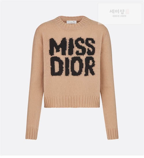 D I O R 디올 Miss Dior Graffiti 모티프 캐시미어 실크 스웨터 3컬러 의류 12번 이미지