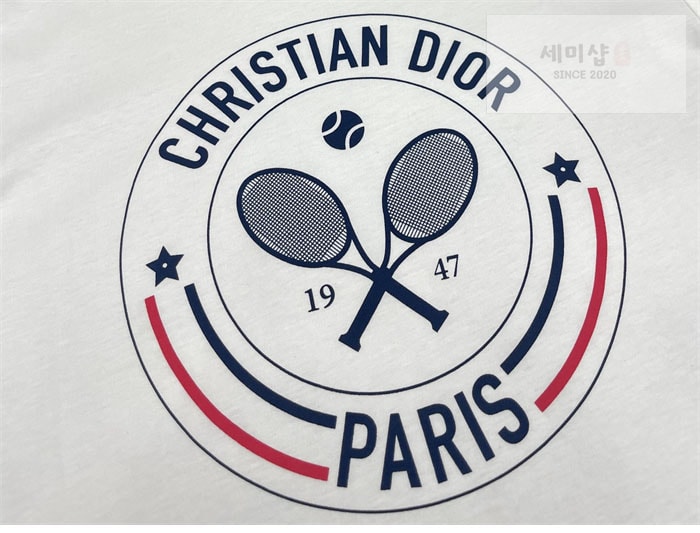 D I O R 디올 Vibe 린넨 저지 반팔 티셔츠 의류 10번 이미지