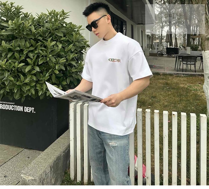 D I O R 디올 x 루이스 해밀턴 하우스 시그니처 반팔 티셔츠 의류 3번 이미지