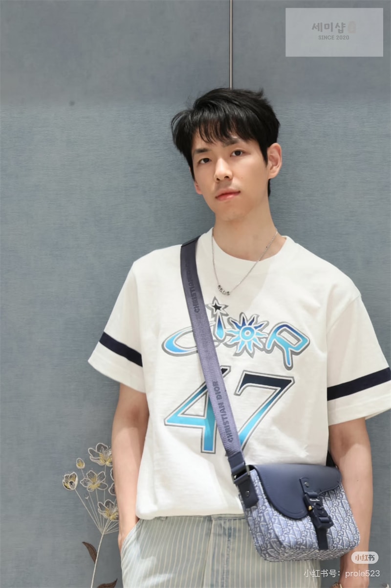 D I O R 디올 x 루이스 해밀턴 47 반팔 티셔츠 블랙 의류 5번 이미지