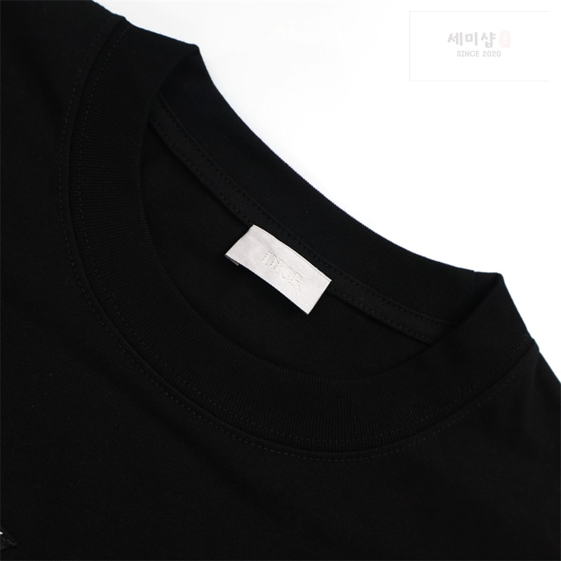 D I O R 디올 x 루이스 해밀턴 47 반팔 티셔츠 블랙 의류 21번 이미지