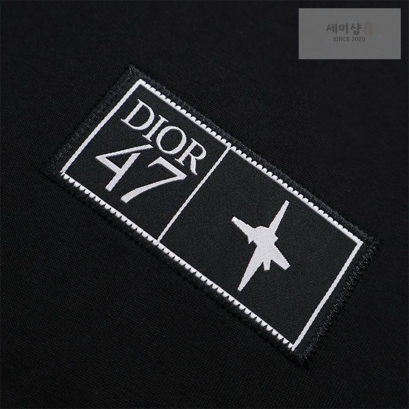 D I O R 디올 x 루이스 해밀턴 47 반팔 티셔츠 블랙 의류 8번 이미지