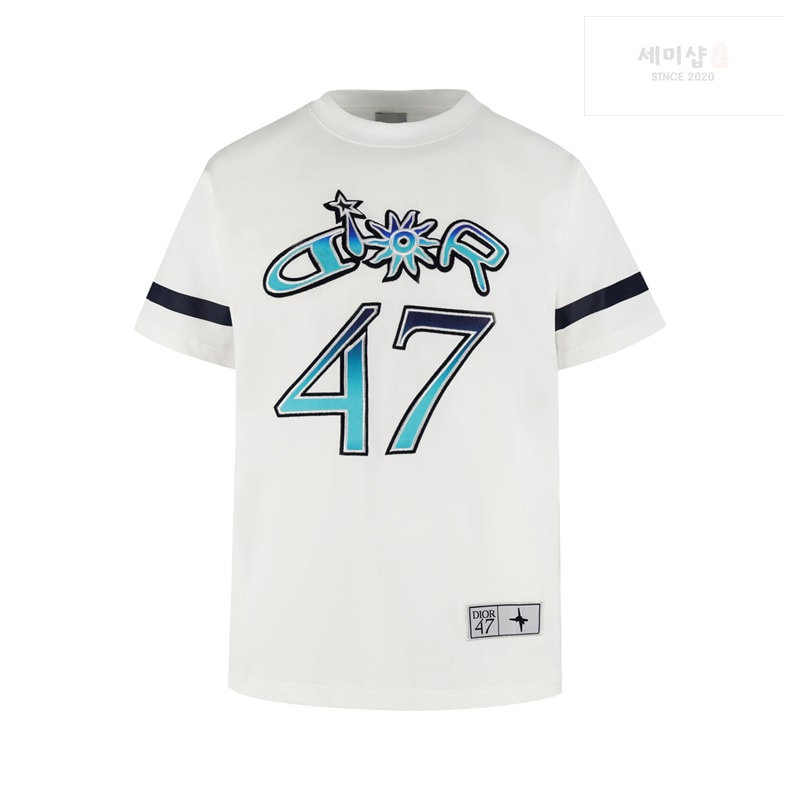 D I O R 디올 x 루이스 해밀턴 47 반팔 티셔츠 블랙 의류 22번 이미지