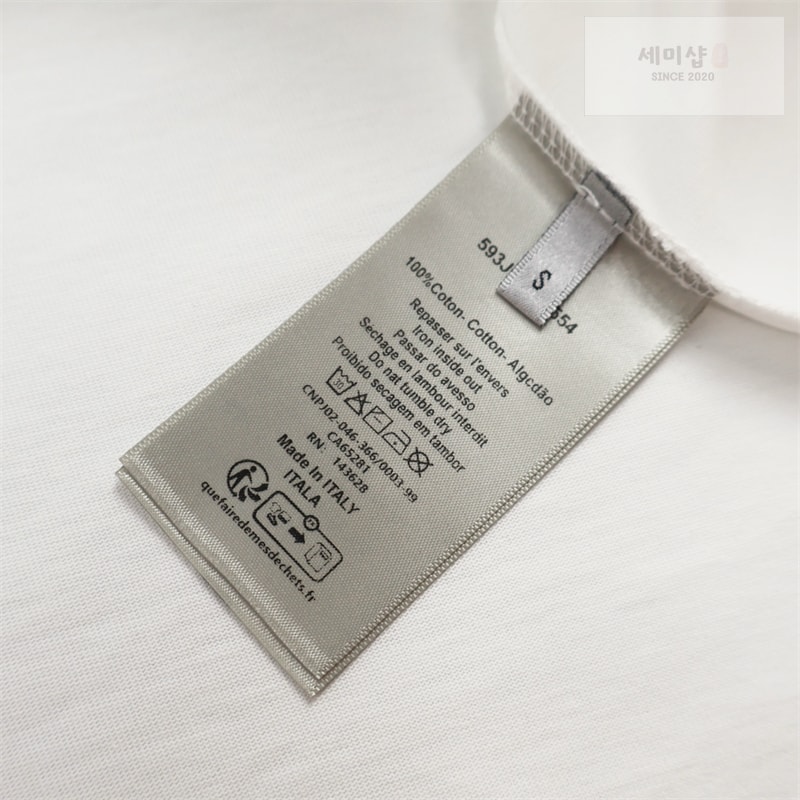 D I O R 디올 x 루이스 해밀턴 47 반팔 티셔츠 블랙 의류 18번 이미지