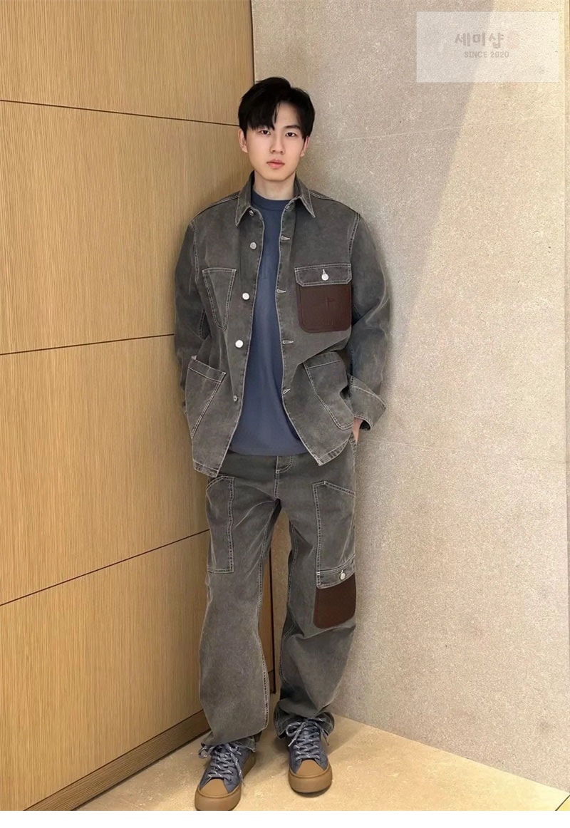D I O R 디올 x 스톤아일랜드 재킷 블랙 코튼 캔버스 의류 6번 이미지