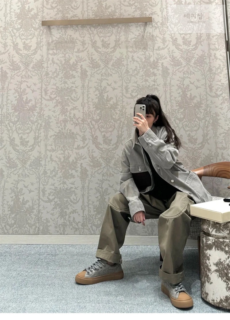 D I O R 디올 x 스톤아일랜드 재킷 블랙 코튼 캔버스 의류 19번 이미지