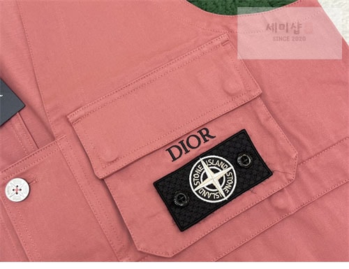 D I O R 디올 x 스톤아일랜드 코튼 블렌드 새틴 베스트 2컬러 의류 12번 이미지