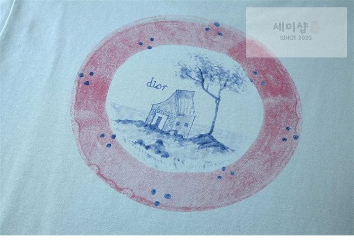 D I O R 디올 x 힐튼 넬 반팔 티셔츠 화이트 의류 15번 이미지