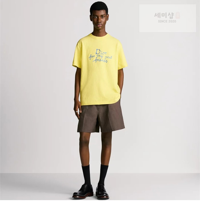 D I O R 디올 x 힐튼 넬 캐주얼 반팔 티셔츠 의류 2번 이미지