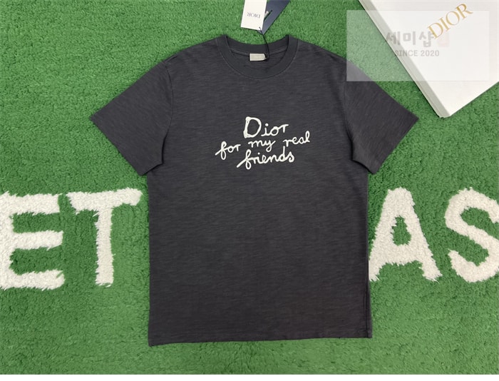 D I O R 디올 x 힐튼 넬 캐주얼 반팔 티셔츠 의류 7번 이미지