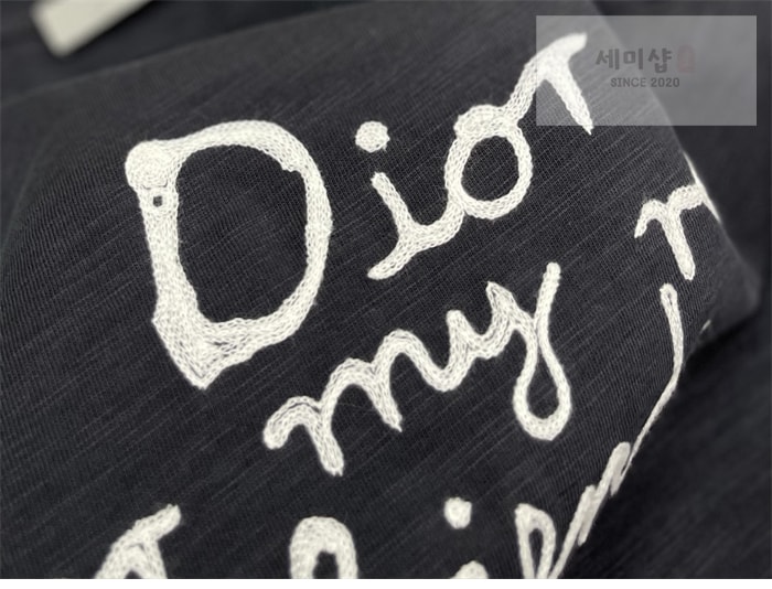 D I O R 디올 x 힐튼 넬 캐주얼 반팔 티셔츠 의류 24번 이미지