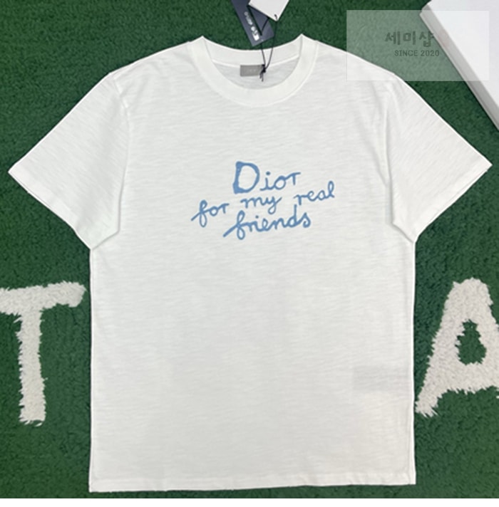 D I O R 디올 x 힐튼 넬 캐주얼 반팔 티셔츠 의류 15번 이미지